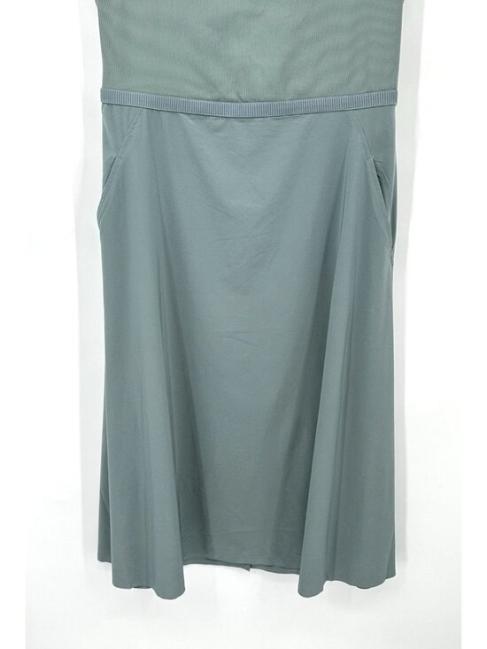 ATHLETA RYDER DRESS midi minimalistic gray XL sleeveless athleisure pockets - Picture 6 of 13